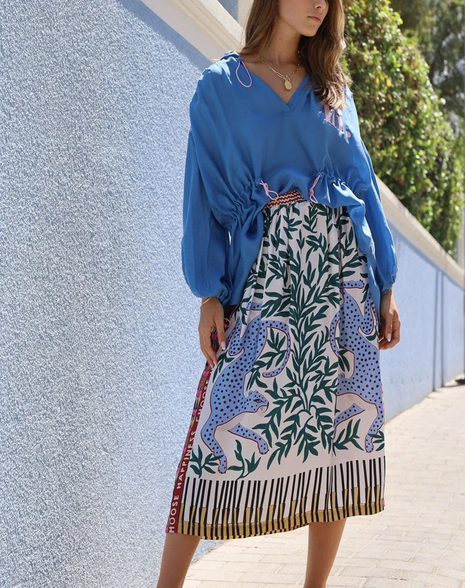 Hailey Printed Skirt