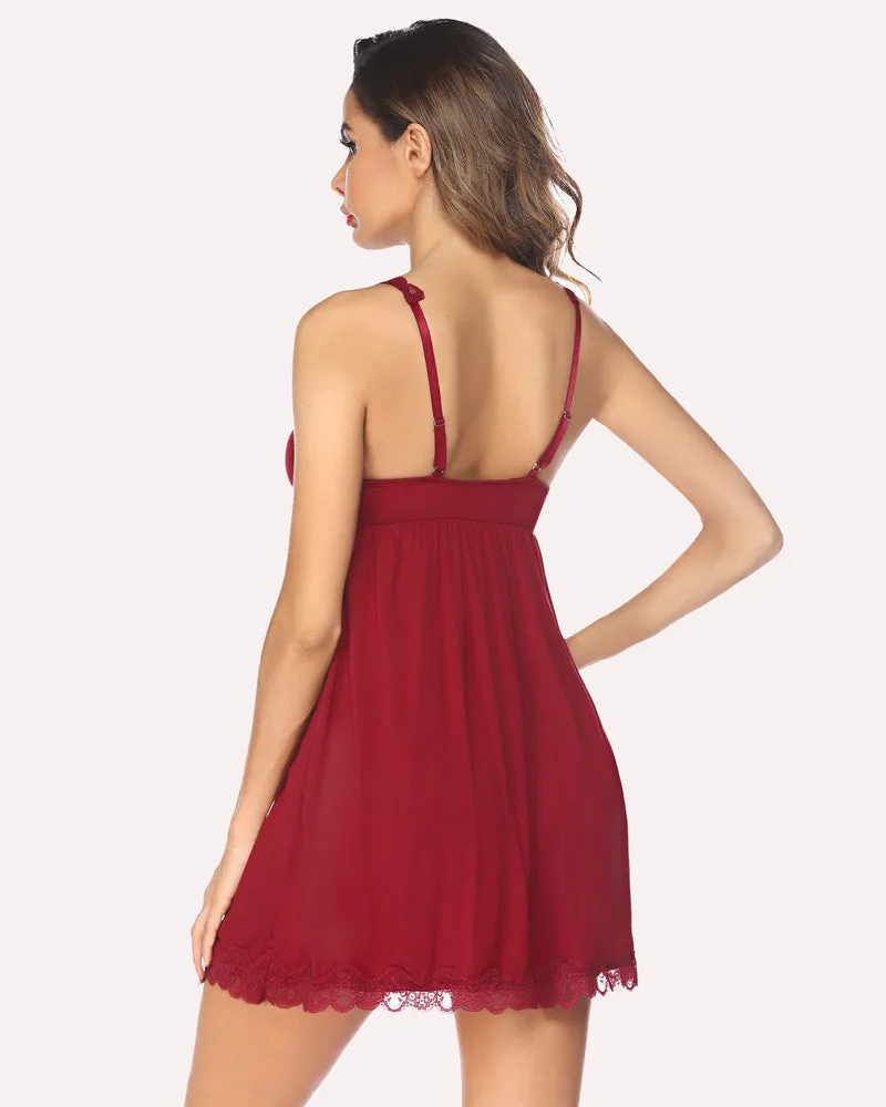 Halloween Lace Full Slip Sleepwear