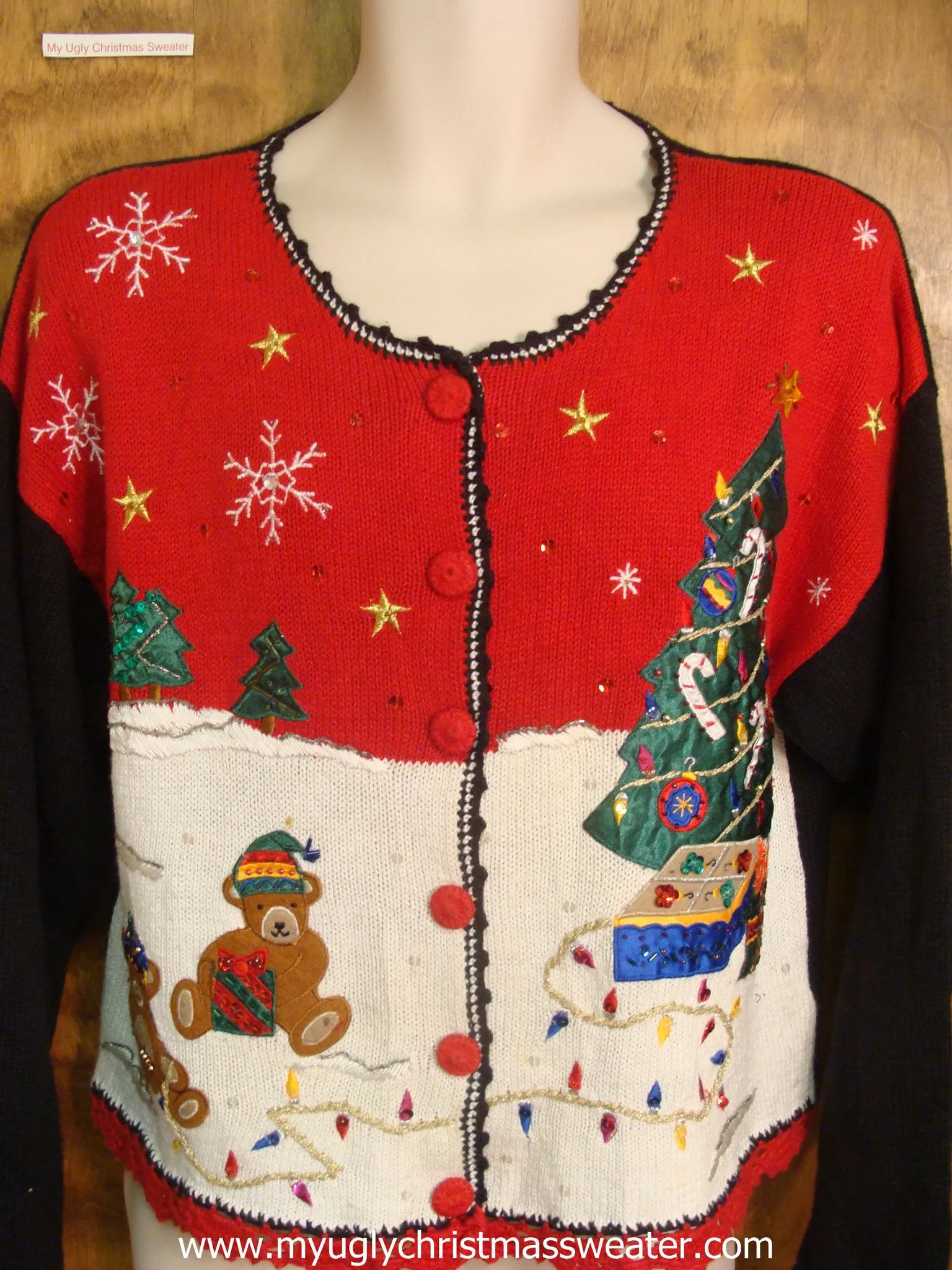 Hanging Around the Tree Cute Christmas Sweater