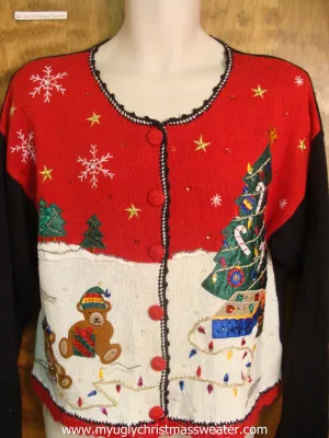 Hanging Around the Tree Cute Christmas Sweater