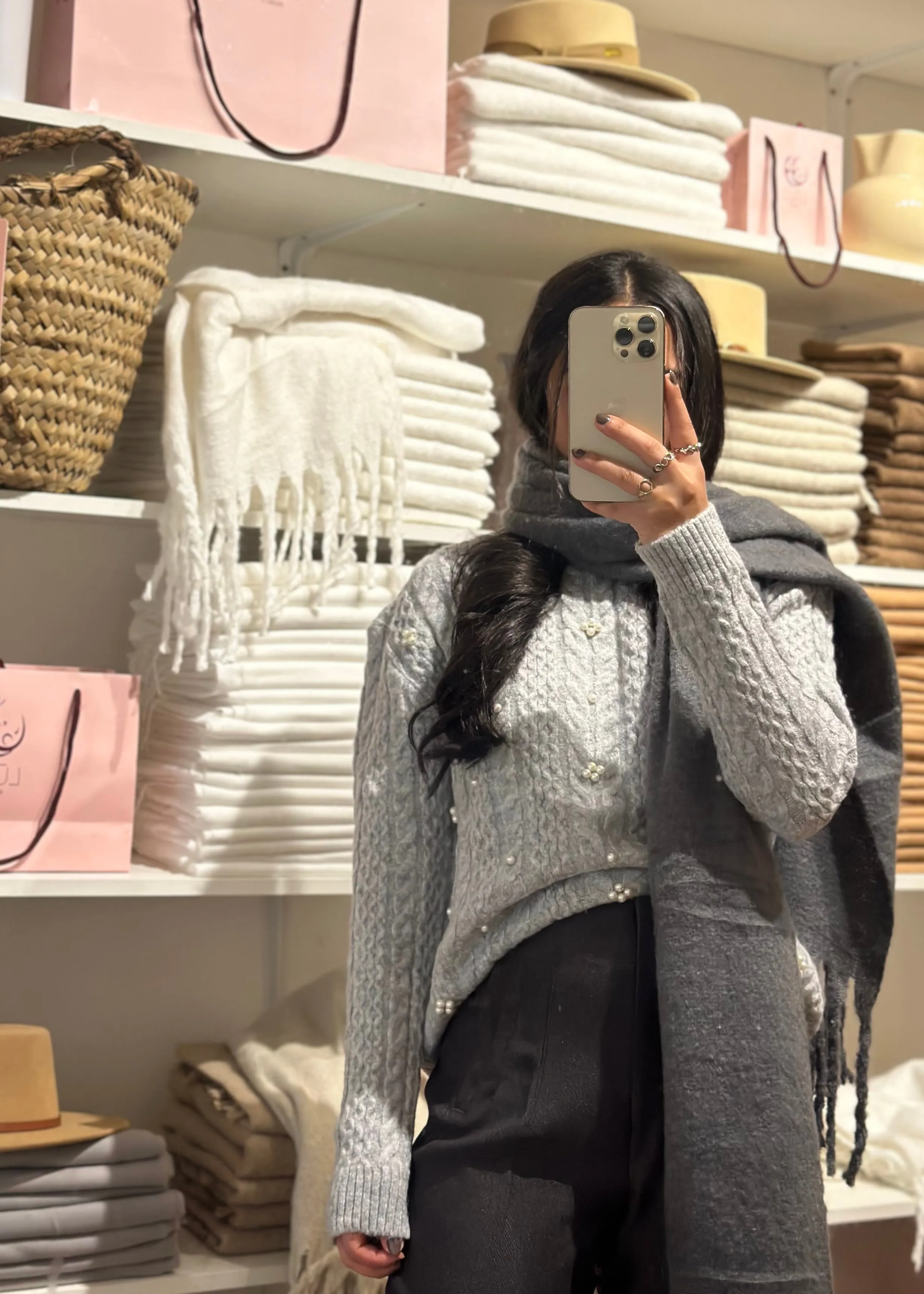 High-Rise Wool Pencil Pants