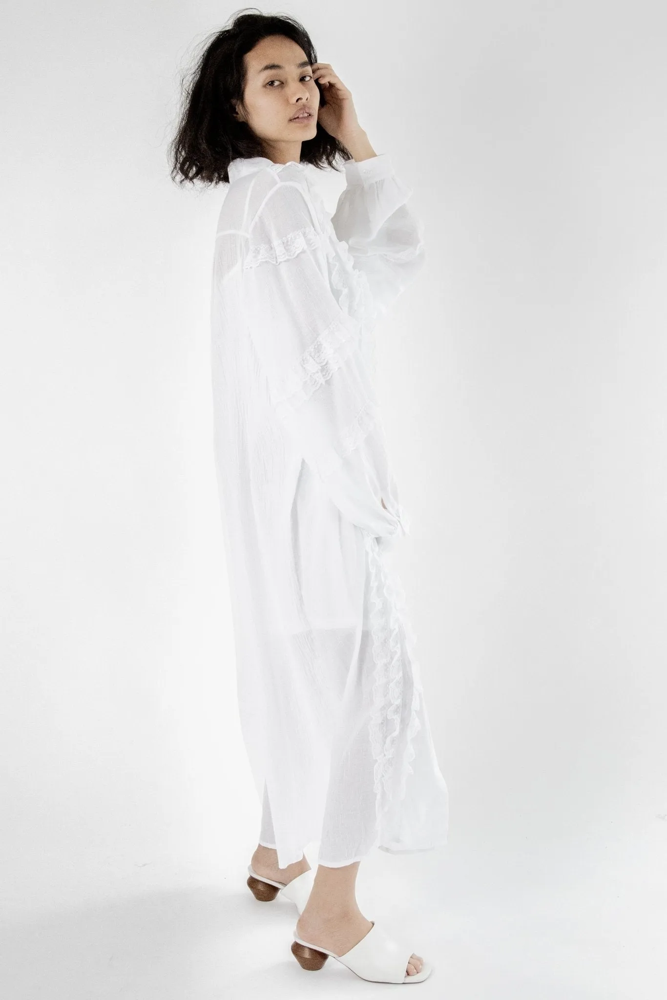 Kaftan Lace Detail Dress Homer