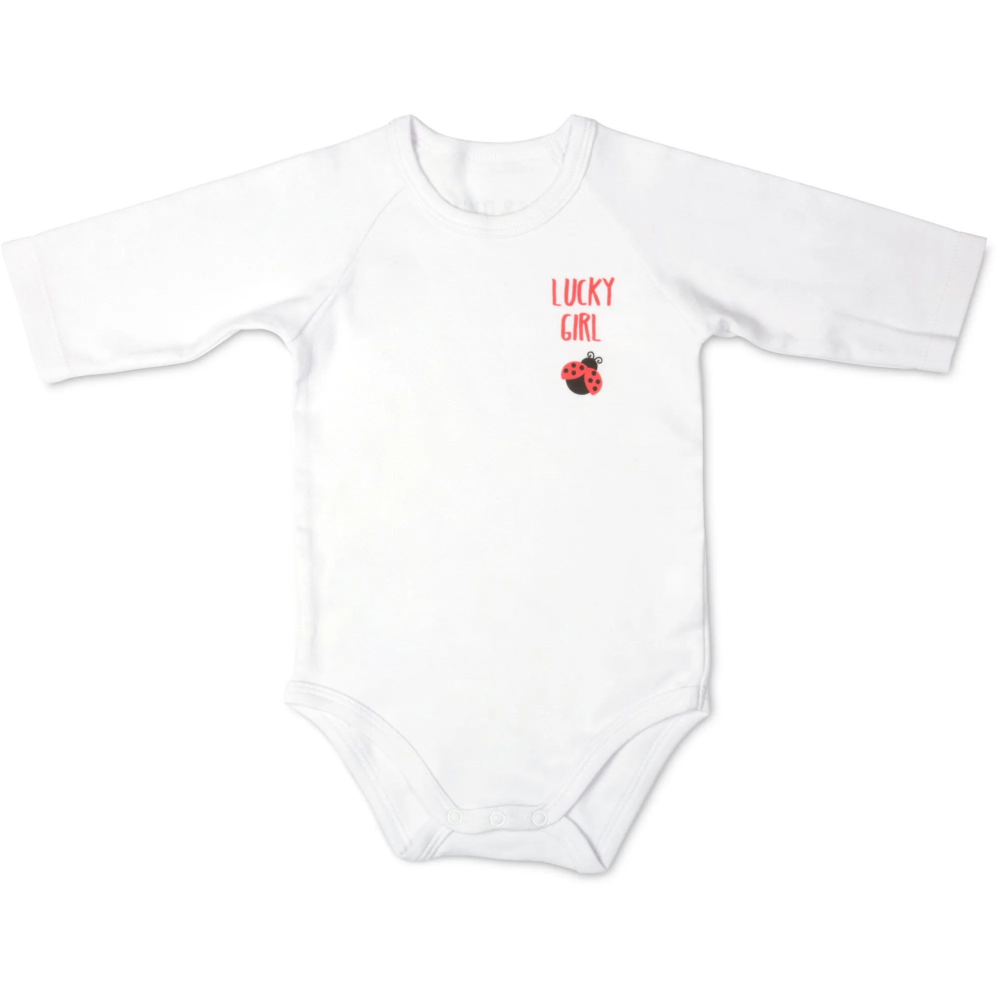 Ladybug 3/4 Length Sleeve Onesie