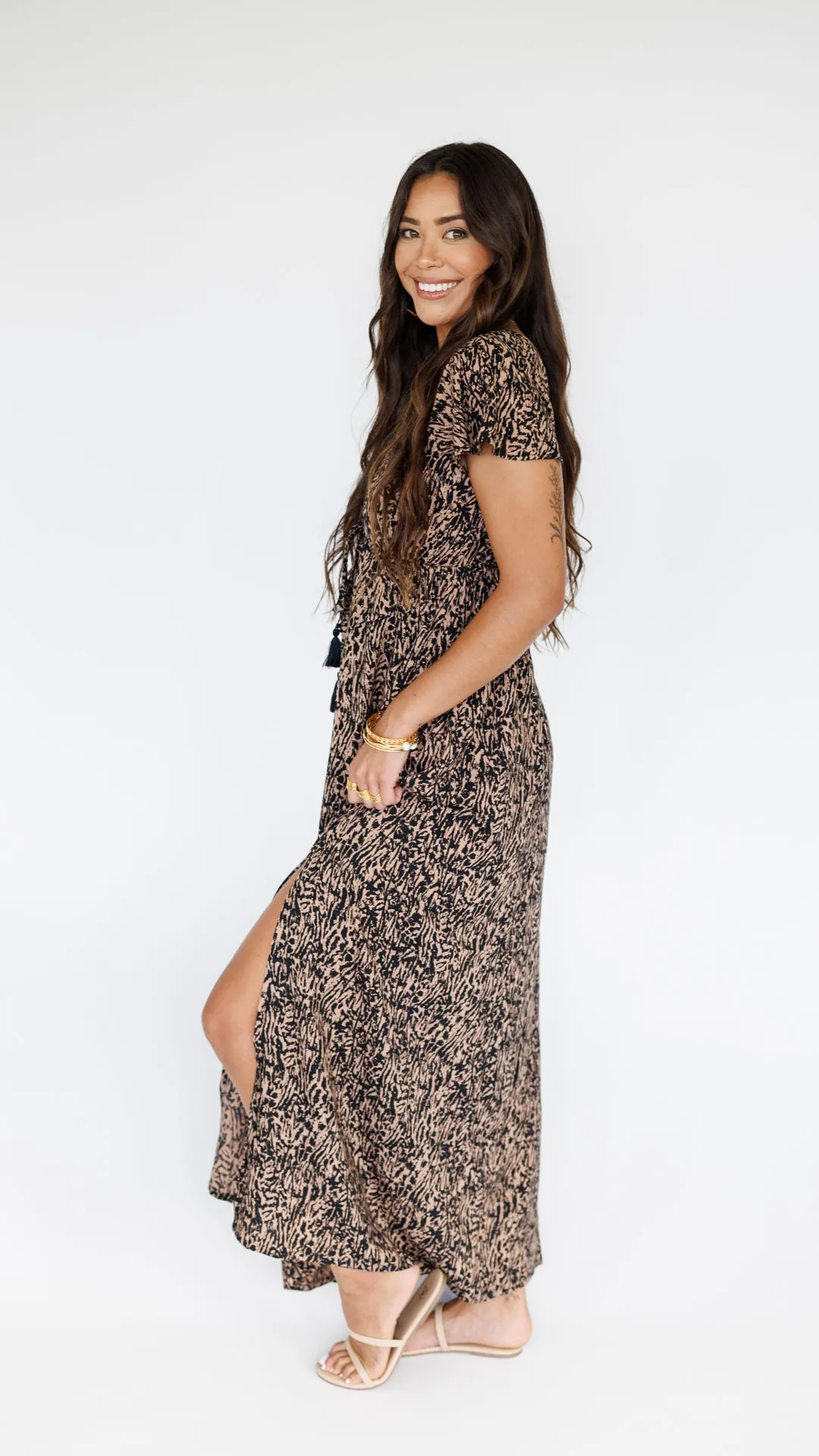 Leilani Dress / Woodsy Black
