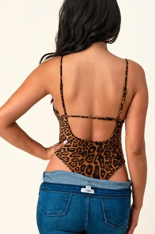LEOPARD PRINT BODYSUIT