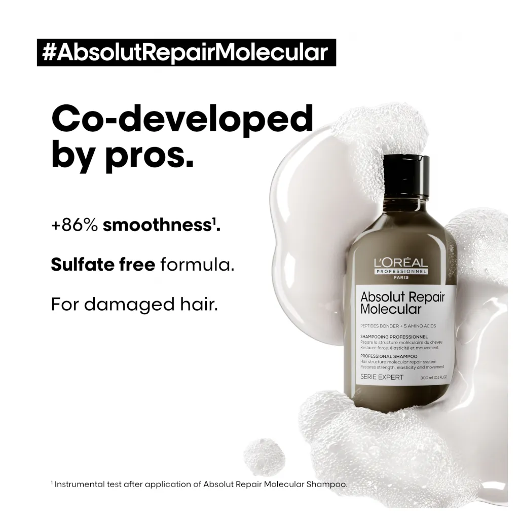 L'oreal Professionnel Serie Expert Absolut Repair Molecular Shampoo 300ml