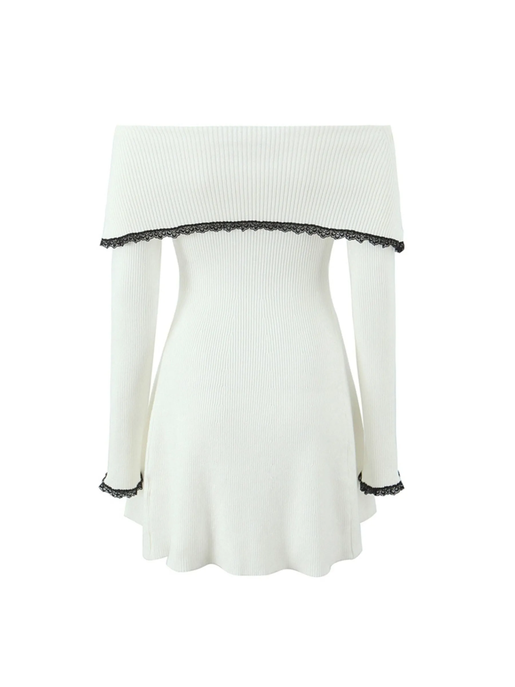 Margo Off-Shoulder Knit Mini Dress