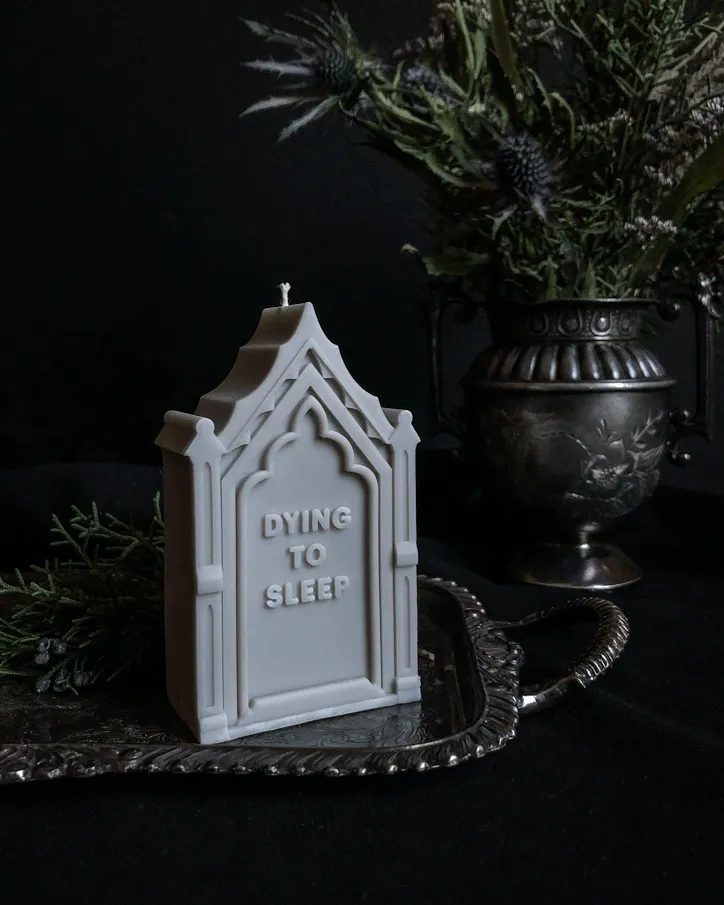 Mausoleum 'Dying to Sleep' Candle