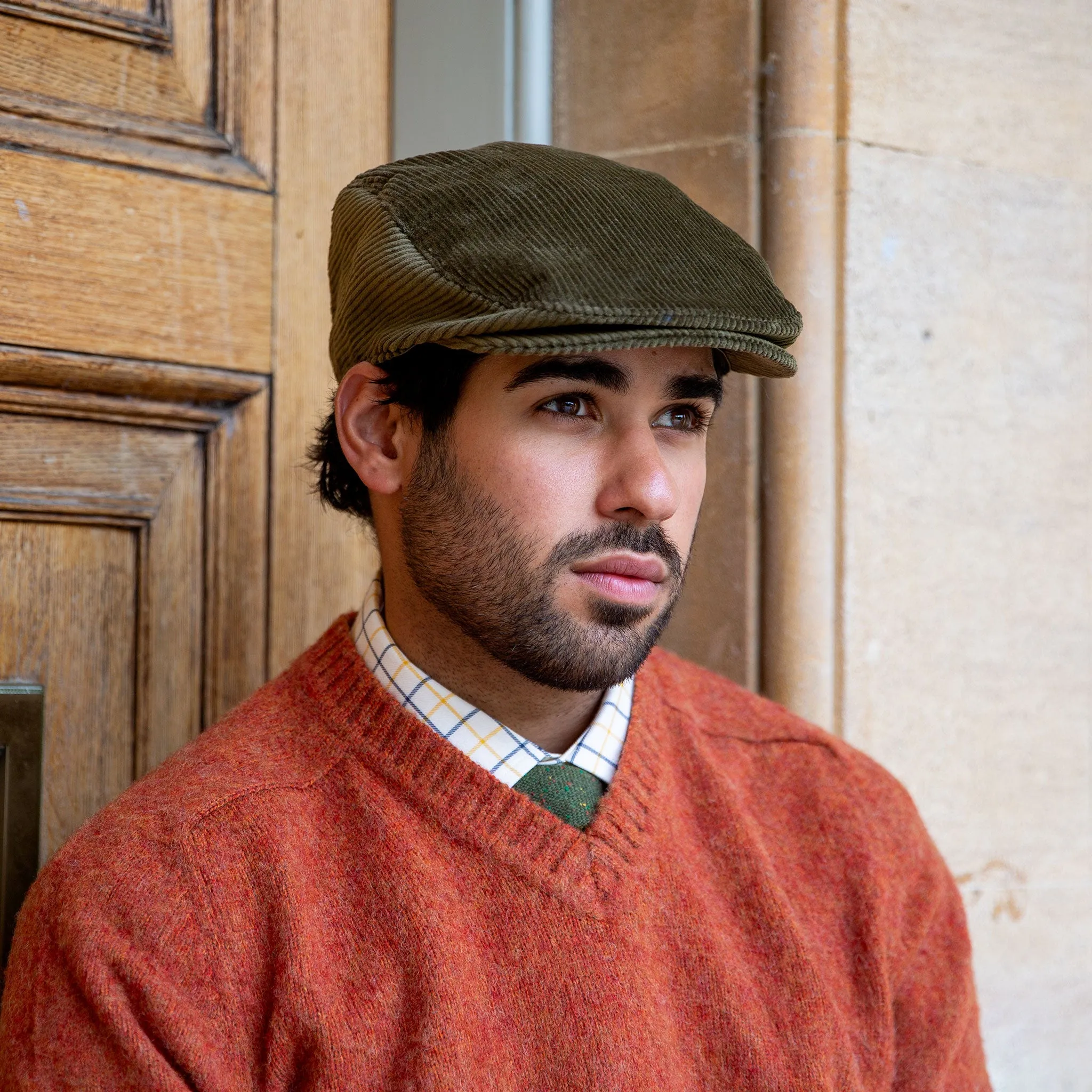 Men's Corduroy Flat Cap