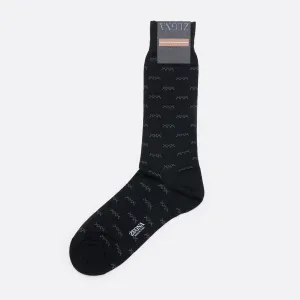 N5V405720 009 BLACK ZEGNA MEN SOCKS