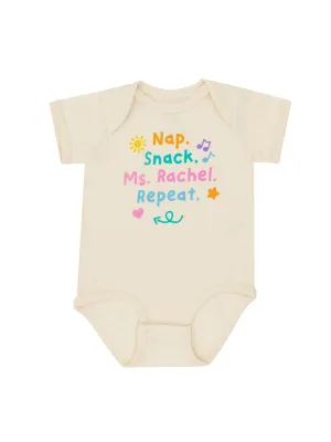 Nap. Snack. Ms. Rachel. Repeat. 6M