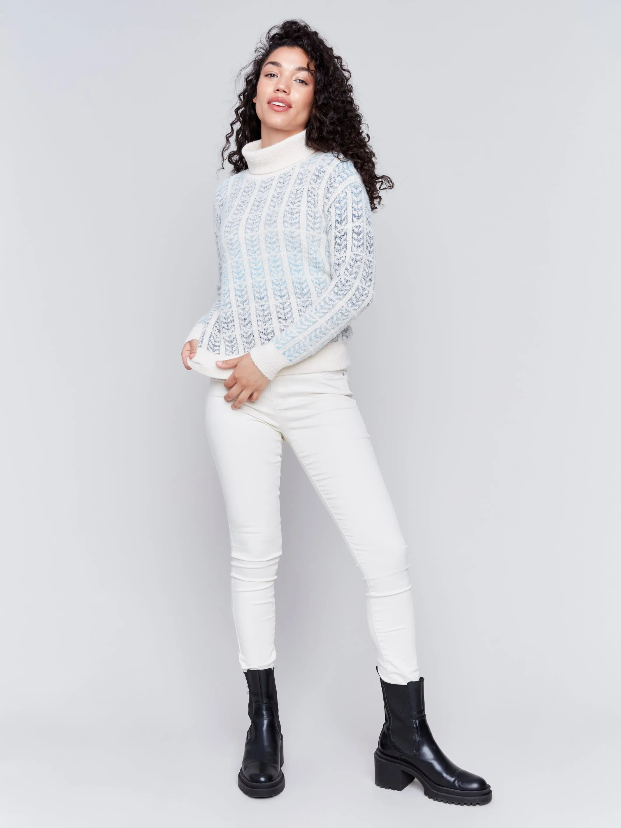 Ombre Jacquard Sweater