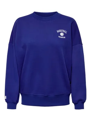 Onlwendie L/s Basket O-neck Swt - Kobalt