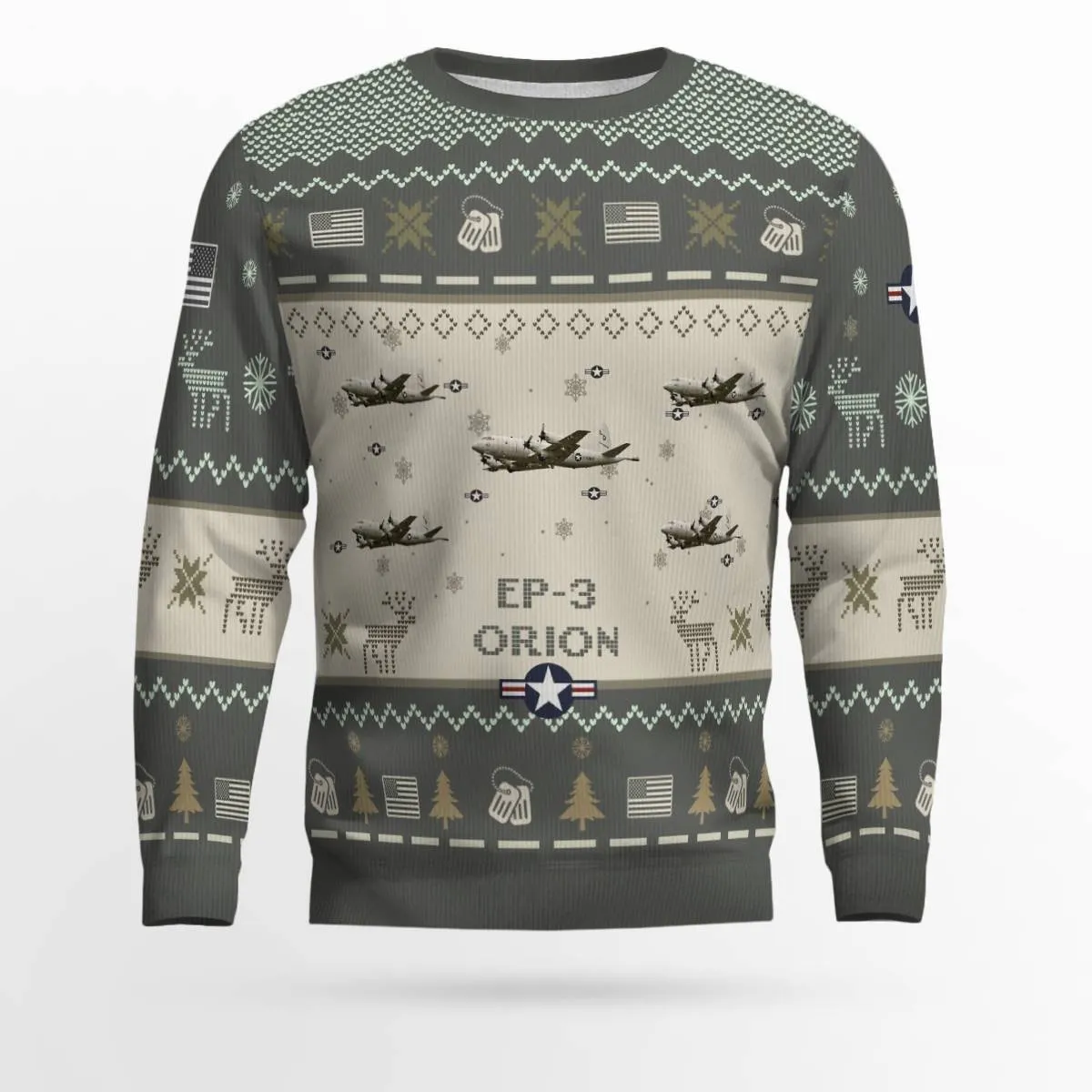 P-3 Orion P-3 VP-10 Red Lancers Aircraft Ugly Sweater, Ugly Sweater Christmas Shirt for Men Dad Veteran