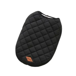 Padded Luxe Dog Vest - Black