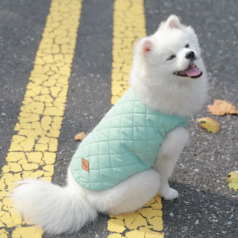 Padded Luxe Dog Vest - Black