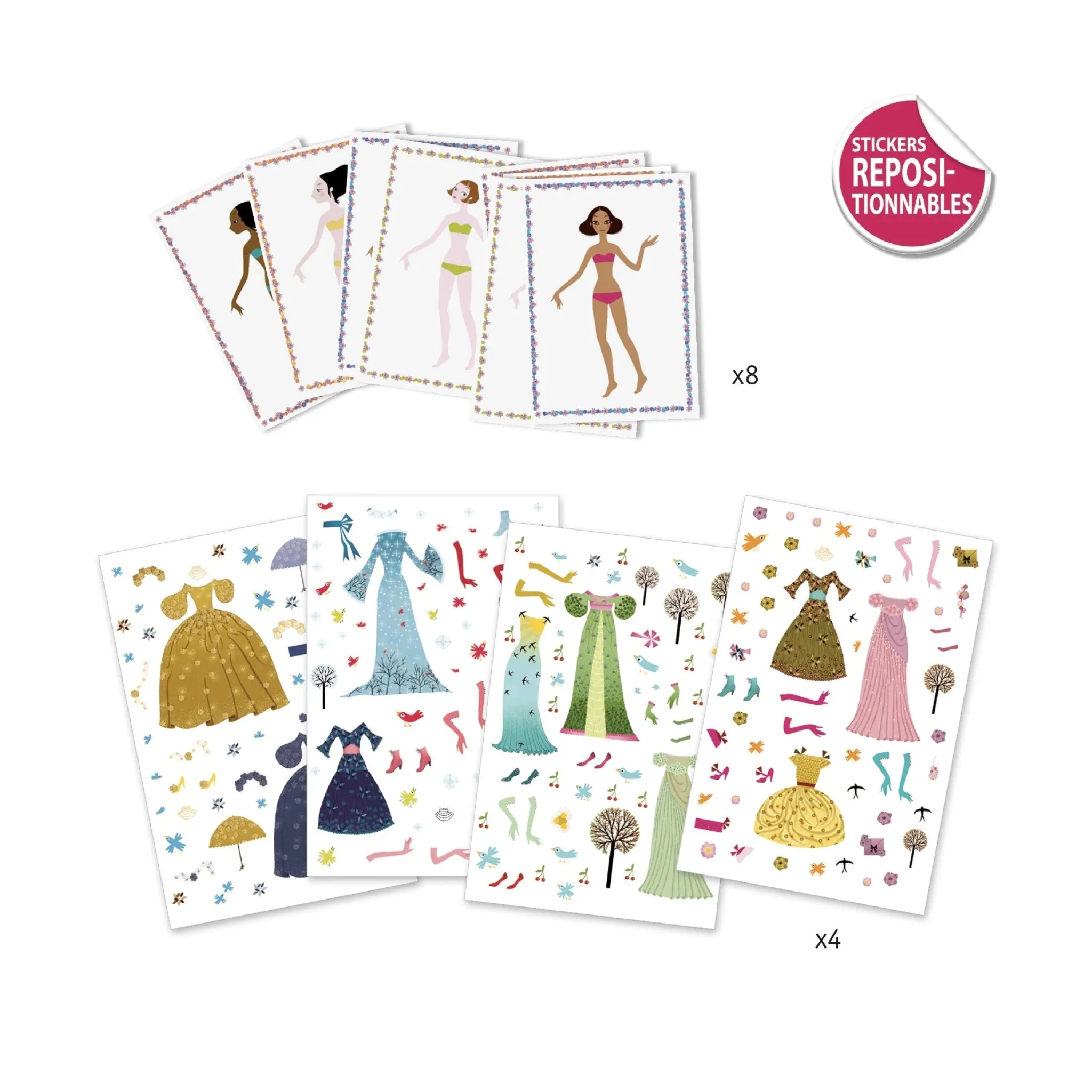 Paper Dolls - Dresses Through the Seasons