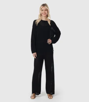 popular  Knit Fashion Pants - Piping Hot