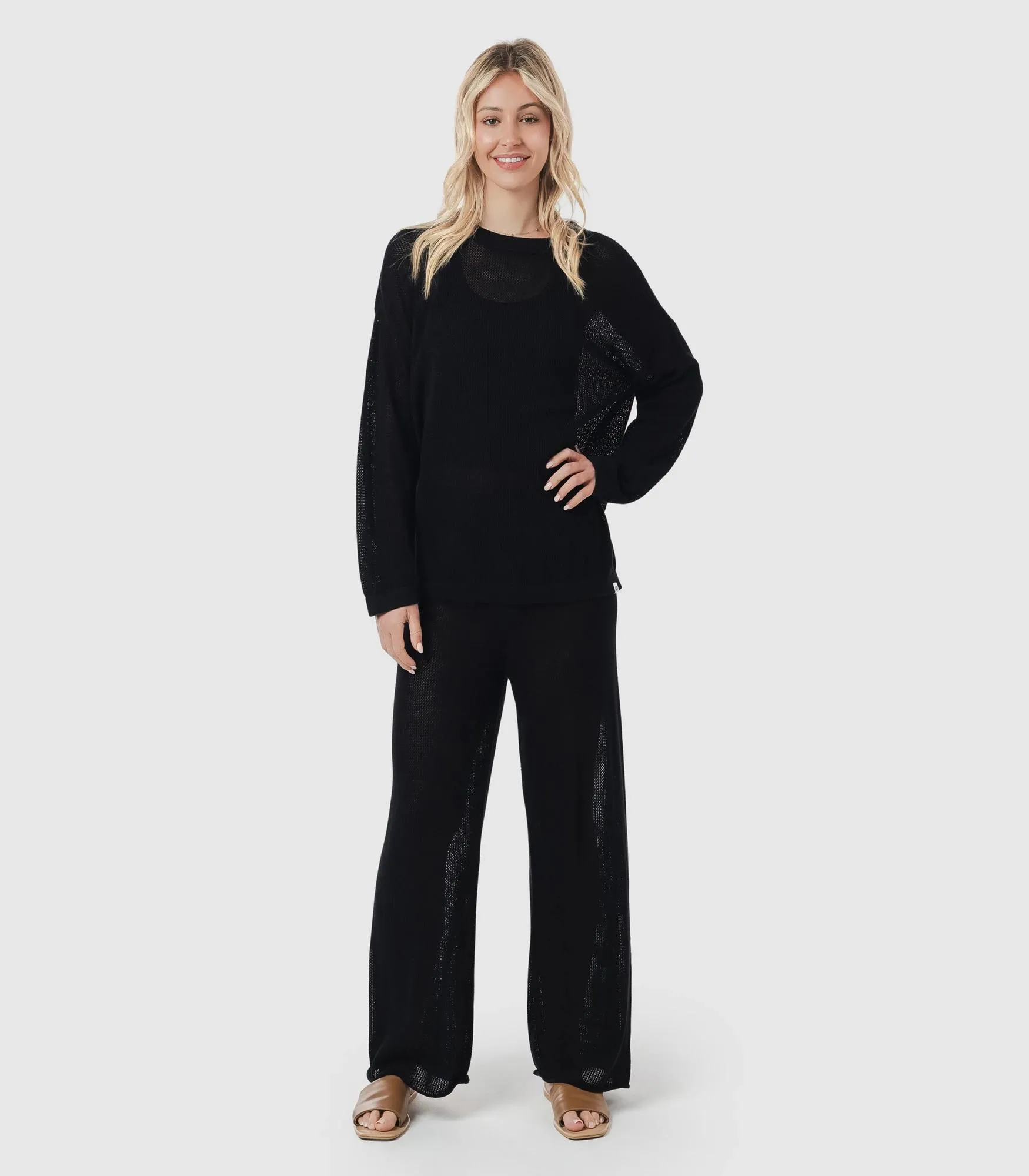 popular  Knit Fashion Pants - Piping Hot