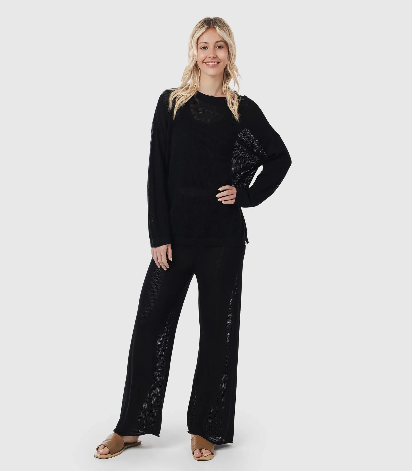 popular  Knit Fashion Pants - Piping Hot