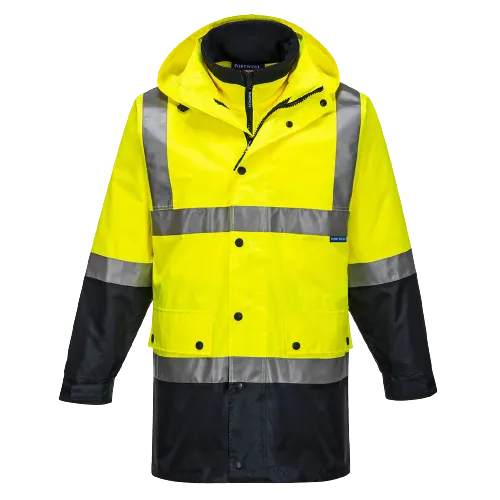 Portwest Eyre Day/Night 3-in-1 Jacket 2 Tone Reflective Work Safety MJ996
