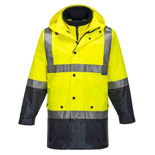Portwest Eyre Day/Night 4-in-1 Jacket 2 Tone Reflective Work Safety MJ881