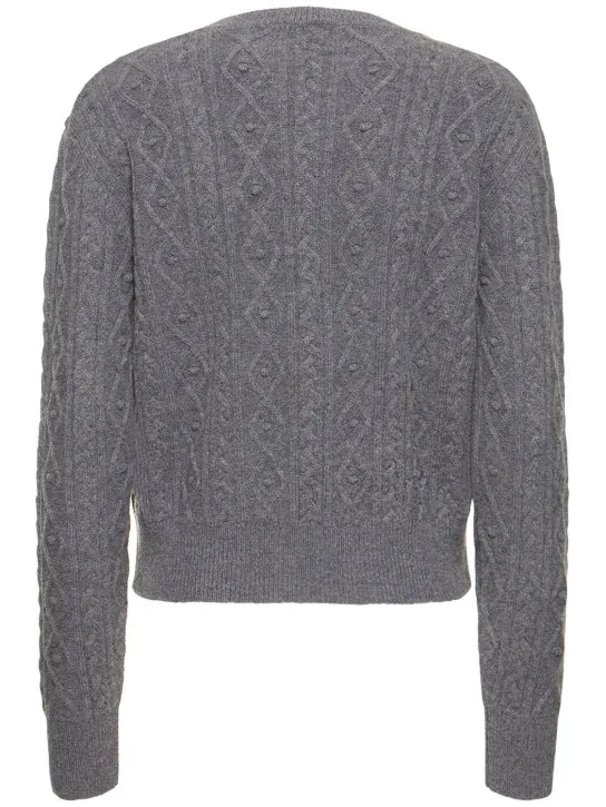 Rabanne   Wool &amp; cashmere knit sweater w/crystals 