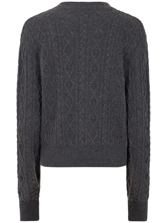 Rabanne   Wool &amp; cashmere knit sweater w/crystals 