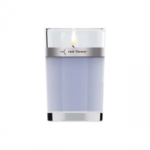 Red Flower - Icelandic Moonflower Petal Topped Candle 6 oz