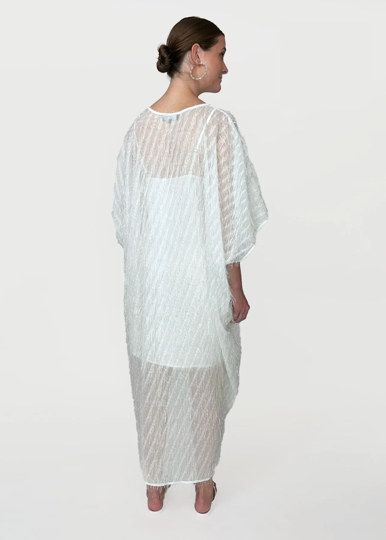 Rosemary Caftan Dress White