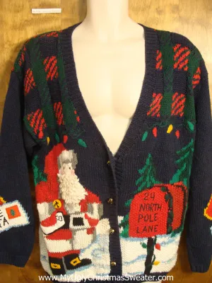Santa North Pole Christmas Sweater