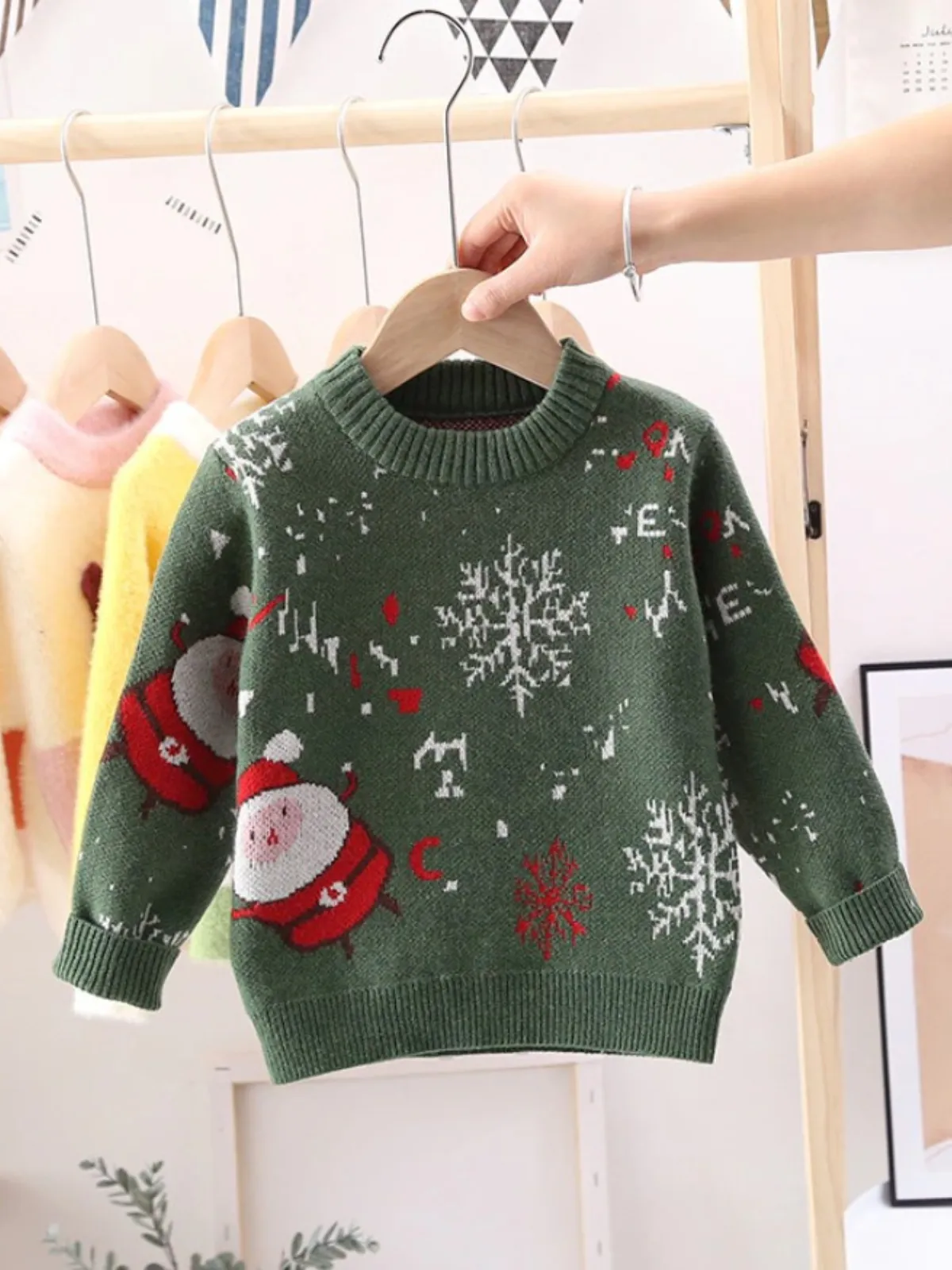 Santa's Almost Here Christmas Sweater