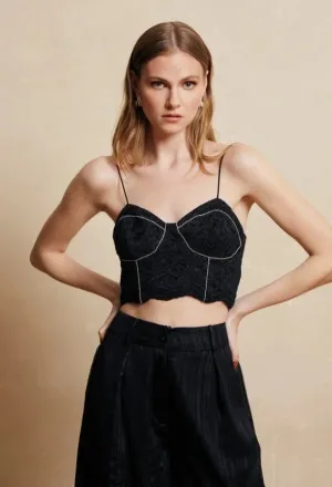 Shirina Embellished Crop Top