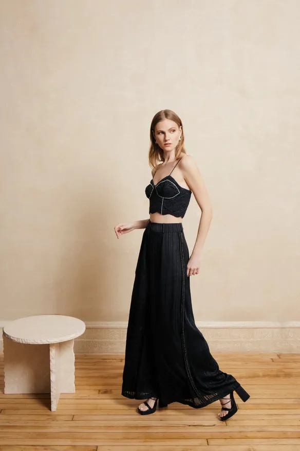 Shirina Embellished Crop Top