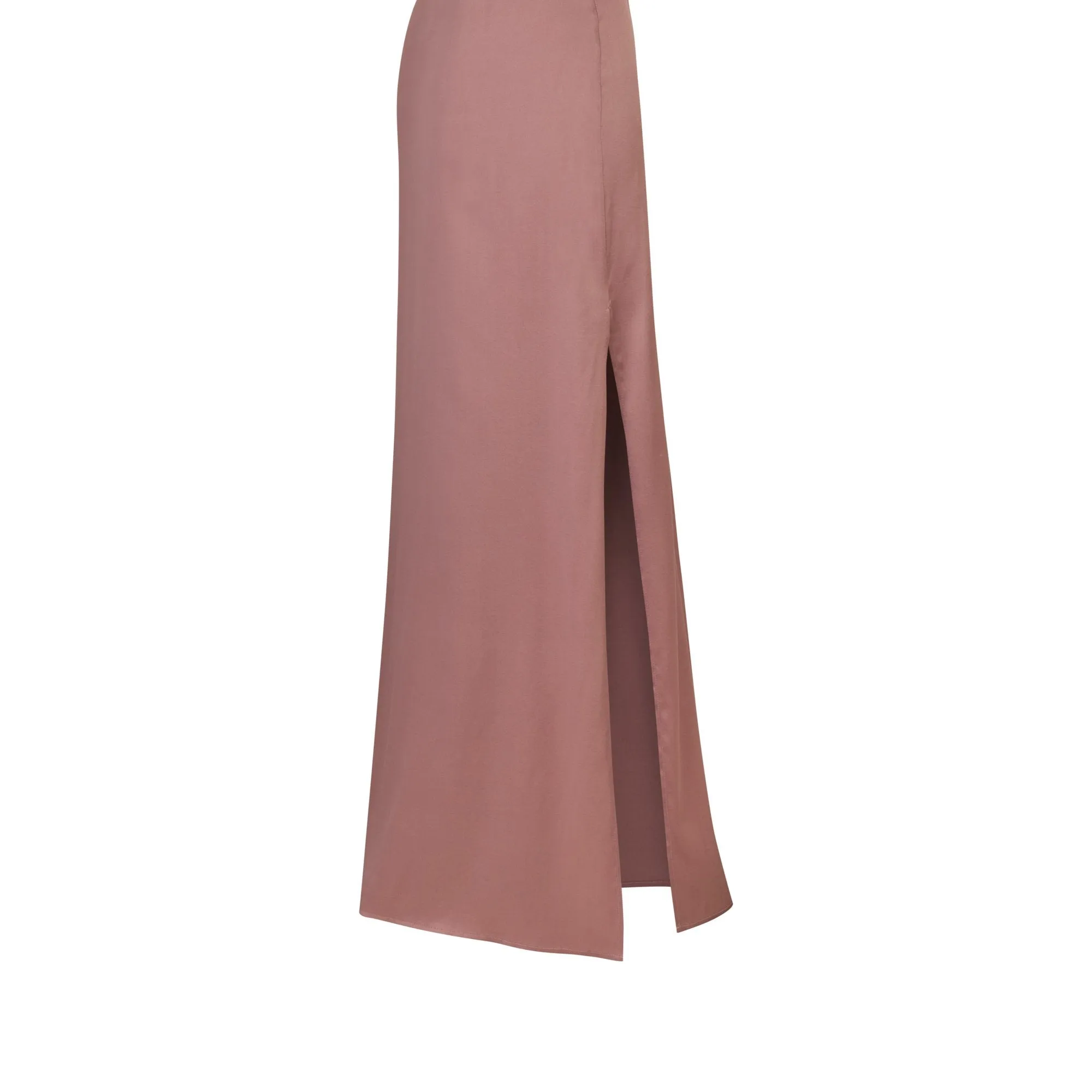 SILK LONG SLEEP SLIP | ROSE