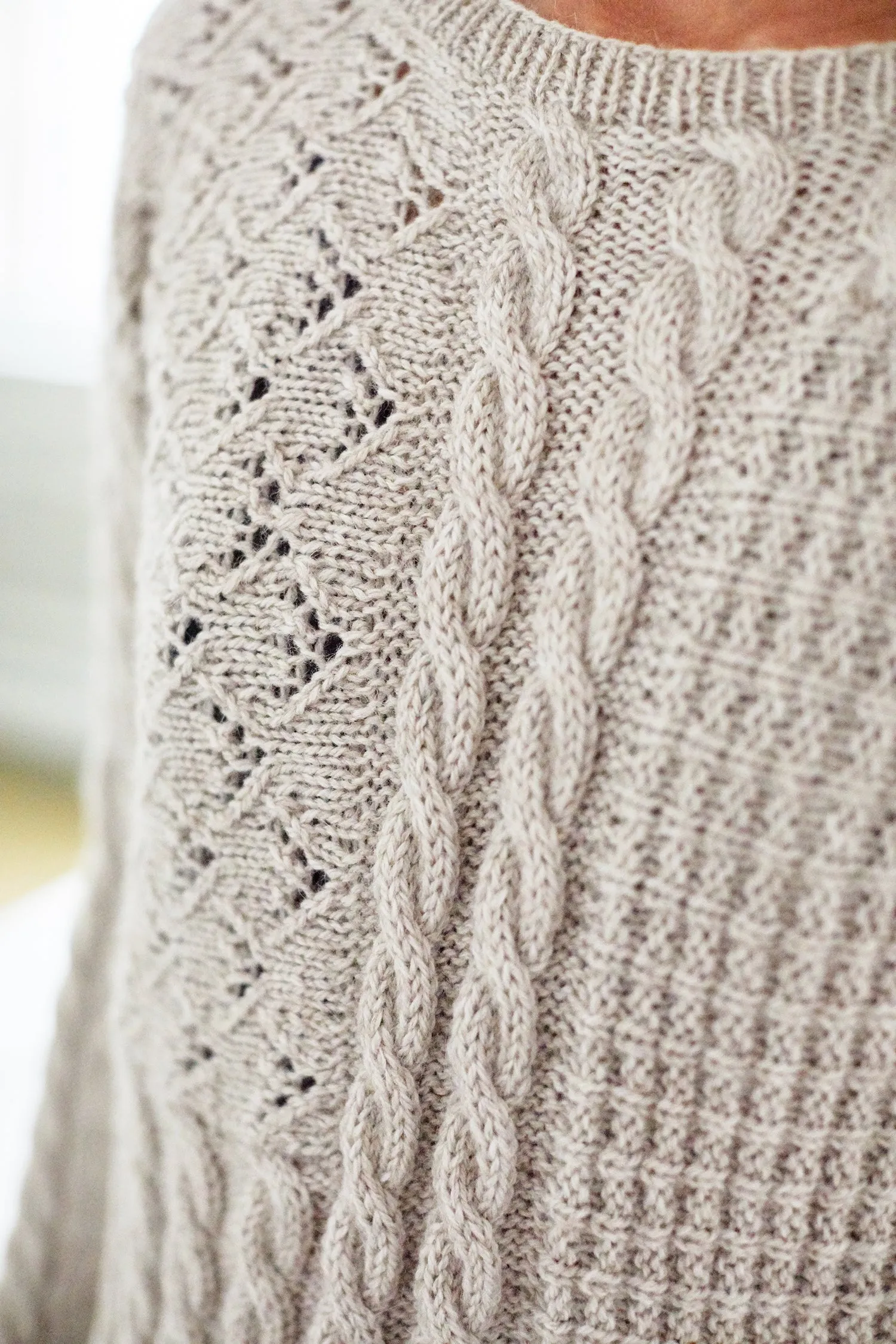 Slouchy Sampler Sweater (Knit)
