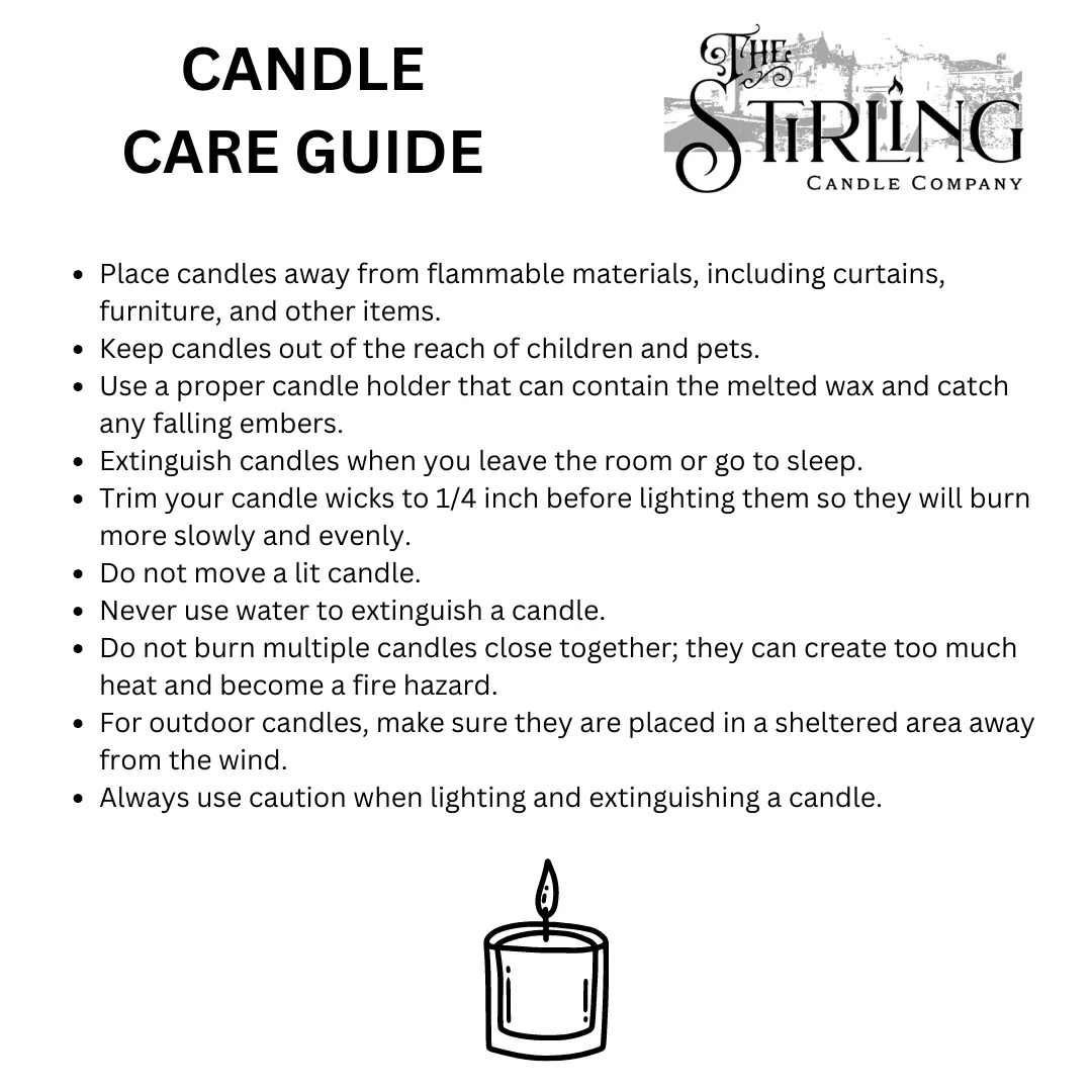 Snowflake Sparkle - Large Candle