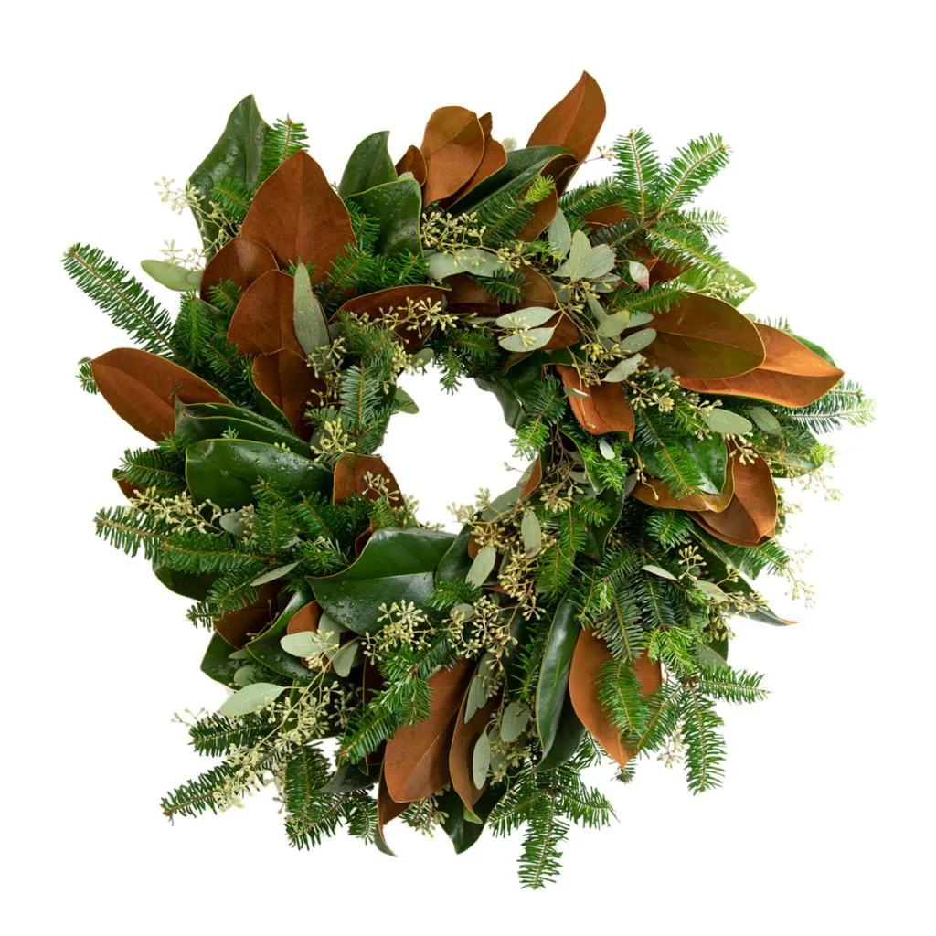 Stacy K Floral \ Magnolia Mixed Wreath