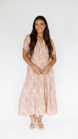 Stella Dress / Wavy Blush