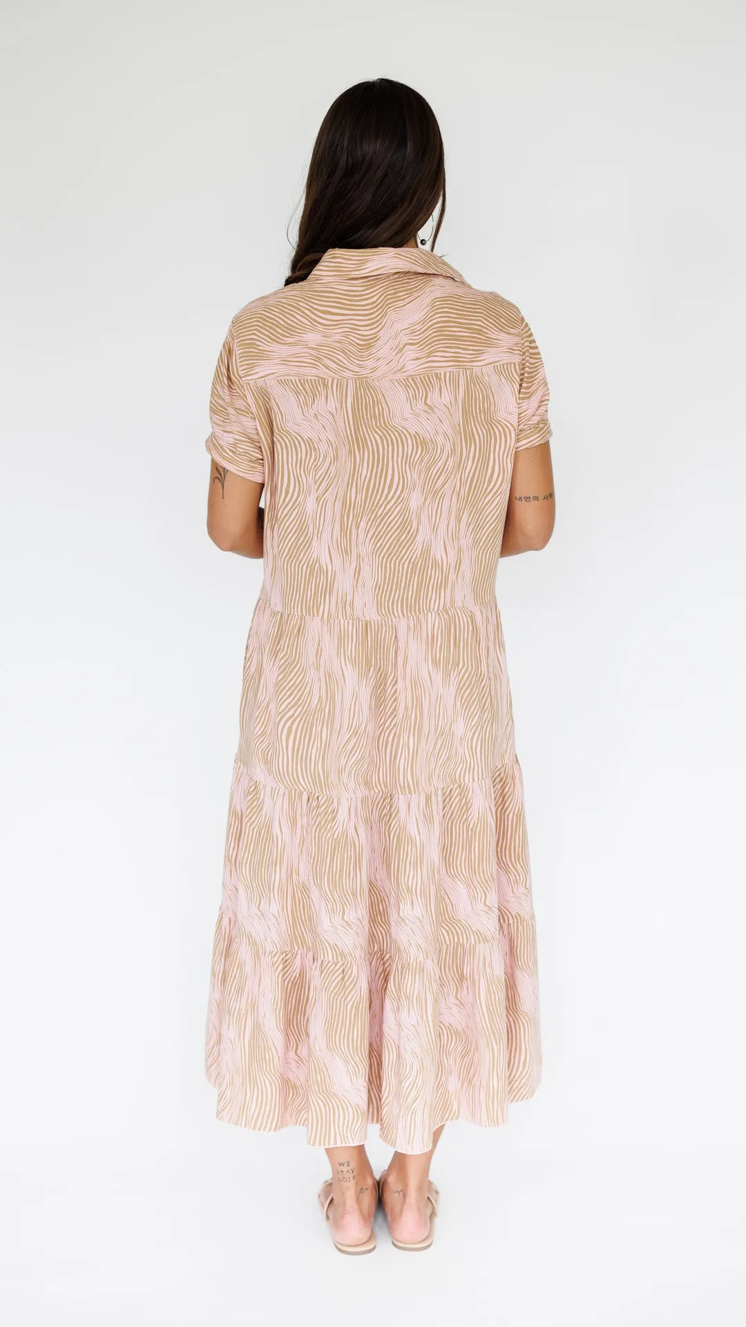 Stella Dress / Wavy Blush