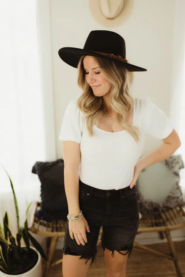 Sweetheart Ribbed Bodysuit