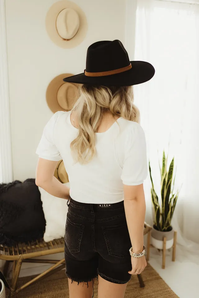 Sweetheart Ribbed Bodysuit