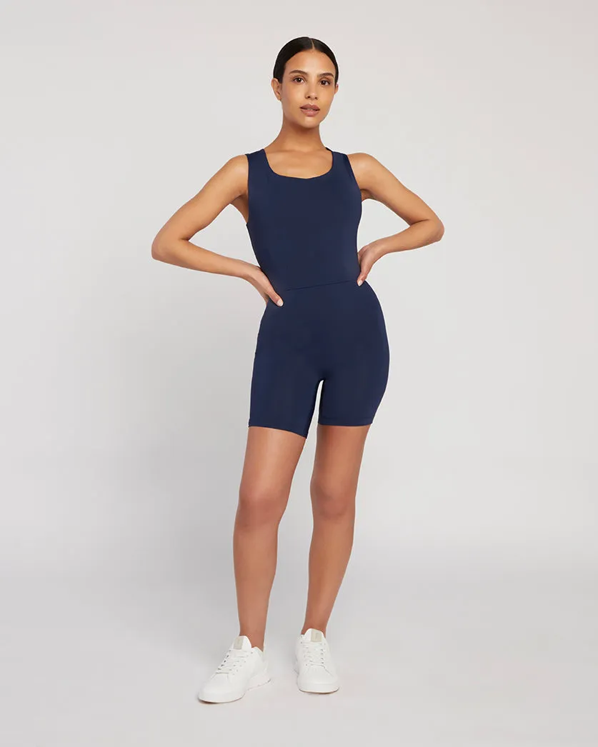 Tatiana Short Bodysuit - Midnight