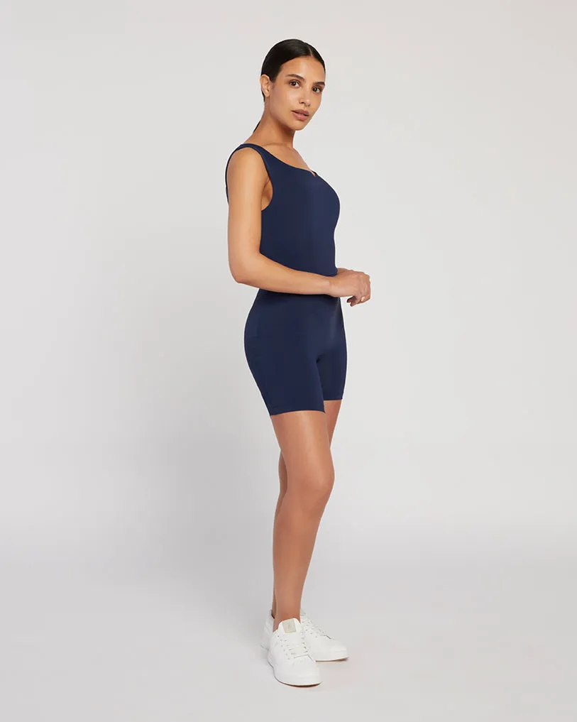 Tatiana Short Bodysuit - Midnight