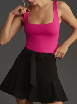 TIA SLEEVELESS SCOOP BODYSUIT-SUPER PINK
