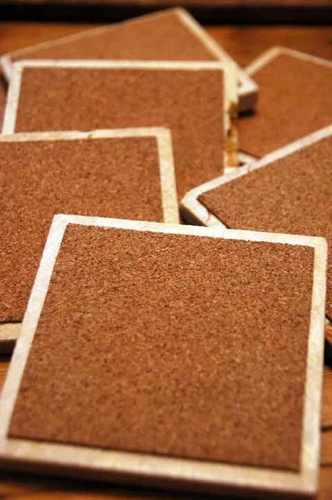 Vintage Marble Ski Coaster - Fresh Powder