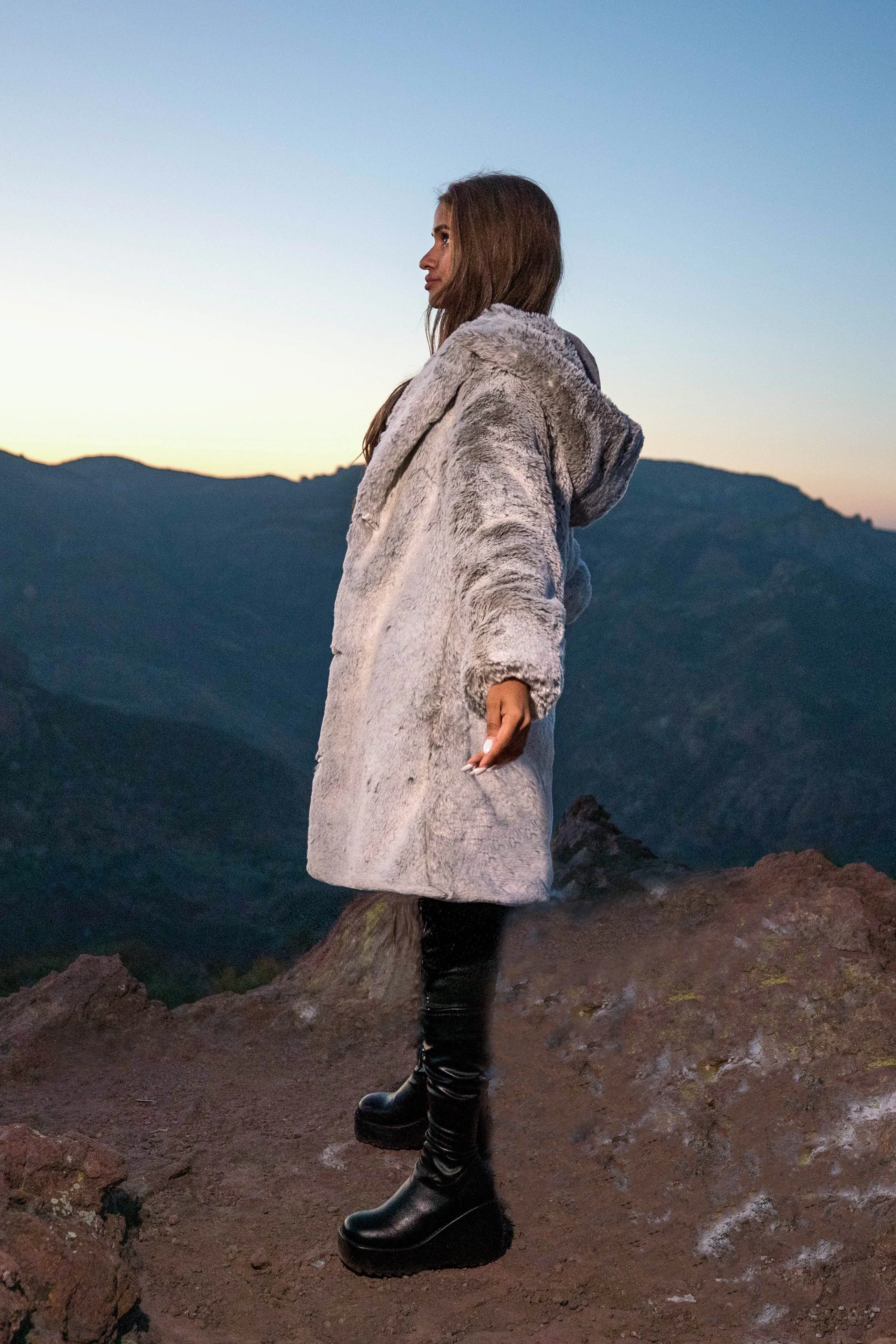 Women's Short Playa Coat in "Seraphin" IN STOCK