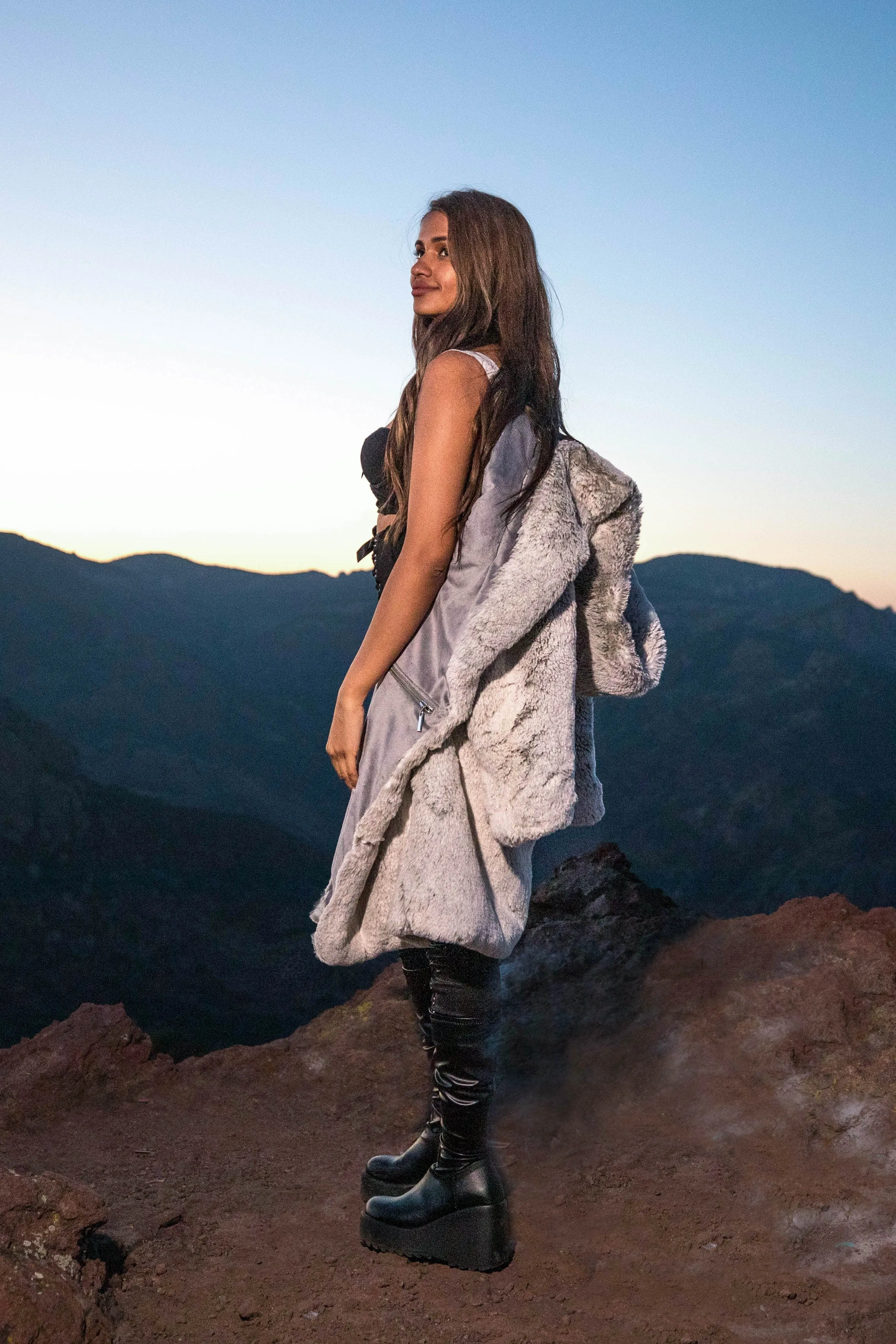 Women's Short Playa Coat in "Seraphin" IN STOCK