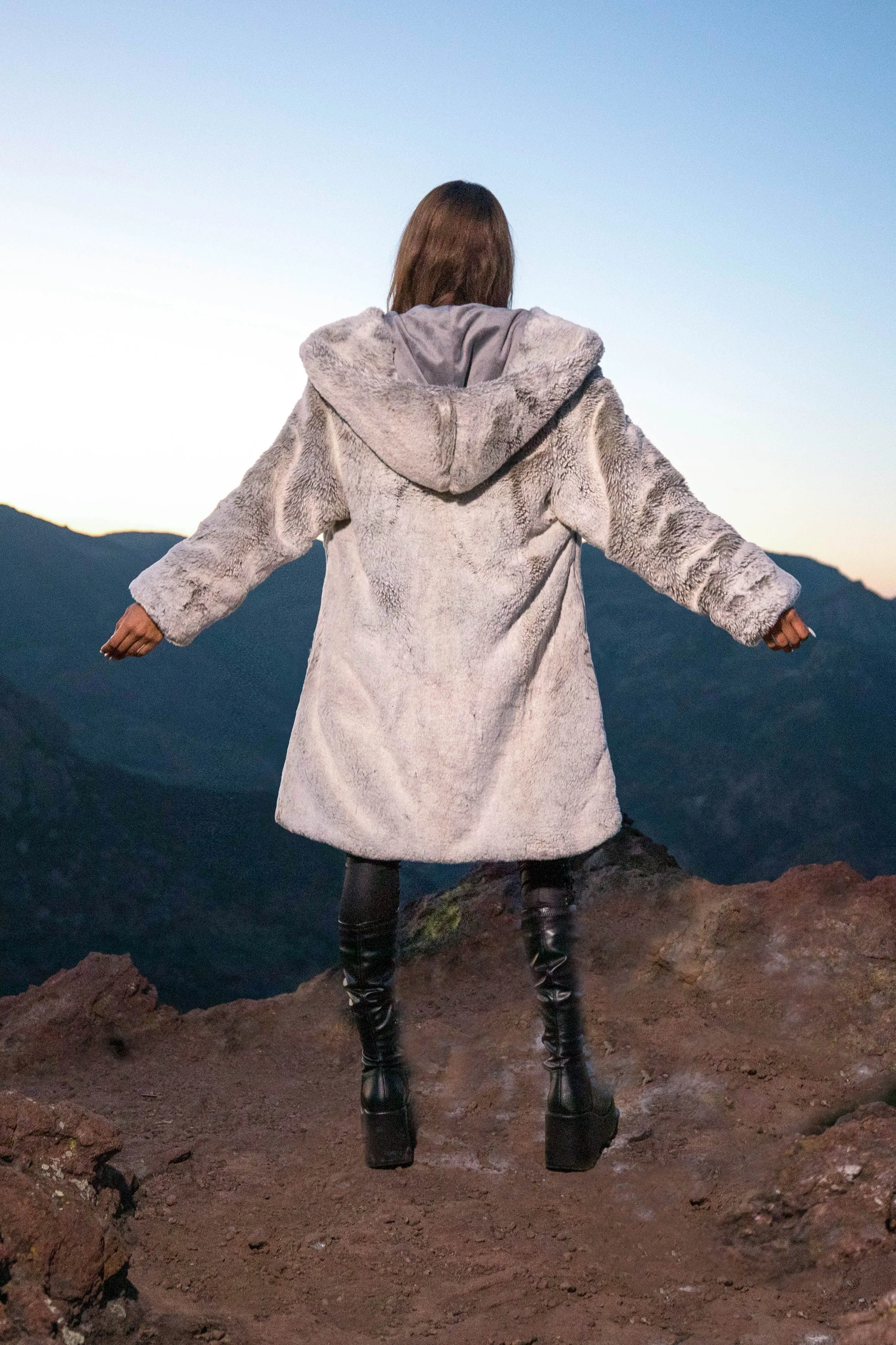 Women's Short Playa Coat in "Seraphin" IN STOCK