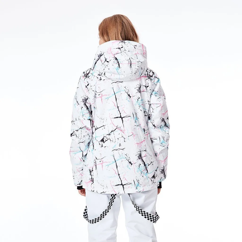 Women's SMN Winter Fashion Colorful Metropolis Ski Jacket